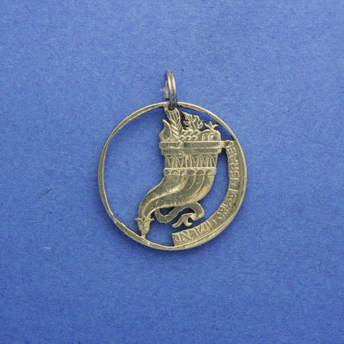 Isräl 5 Sheqalim <br> <br> Doppelfüllhorn nach einem Münzbild aus der Regierungszeit des Herodes Archelaos <br> <br> Bronzefarben <br> <br> ø 24 mm <br> <br> Standardausführung 85 €